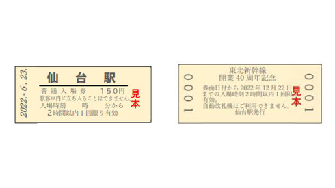 東北新幹線開業40周年グッズ