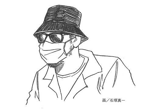 原作者の石塚真一が描いたNUMBER 8のイラスト