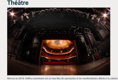 失業者による雇用促進コンサートが行われた劇場