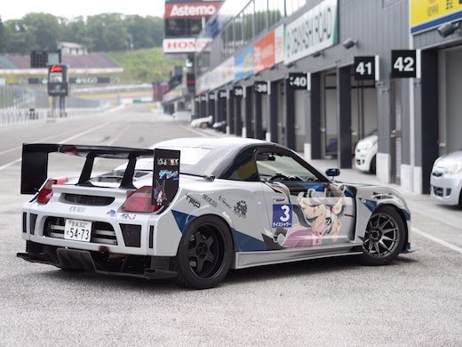 ライスシャワー ウマ娘 痛車 トヨタ MR-S