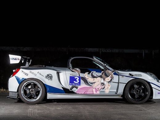 ライスシャワー ウマ娘 痛車 トヨタ MR-S