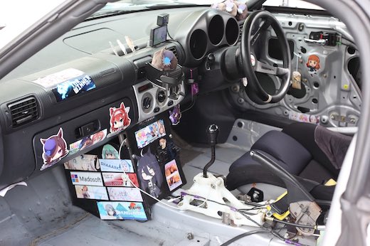 ライスシャワー ウマ娘 痛車 トヨタ MR-S