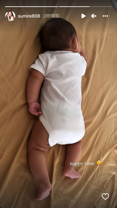 すみれさんの2カ月赤ちゃん