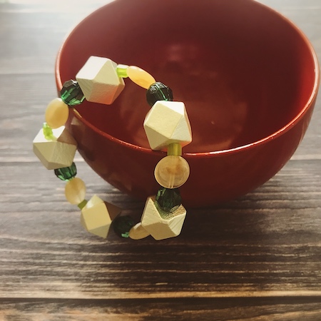 ブレスレット ビーズ みそ汁