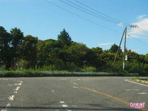 フルーツラインを間借りする形で、県道は右に進んでいく