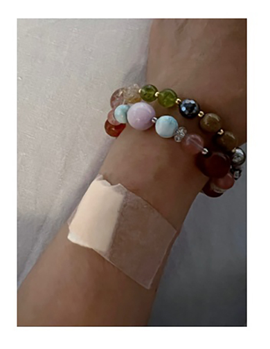 入院時には点滴を受けていた堀ちえみ