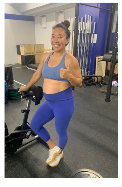 運動するラミレス美保