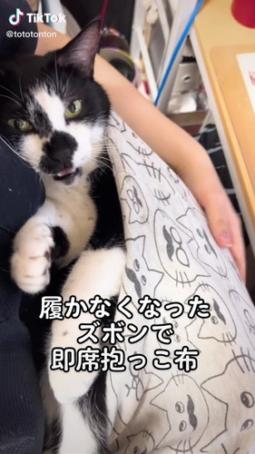 「即席抱っこ布」