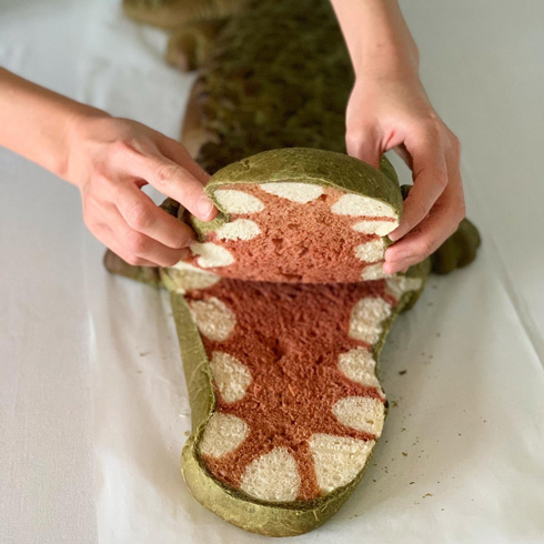 ワニパンの口の中