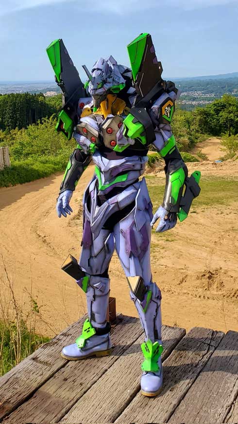 ダイソー ジョイントマット EVA エヴァ 初号機 エヴァンゲリオン コスプレ 衣装 手作り