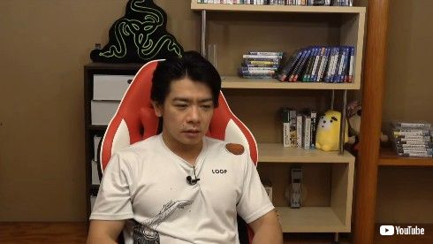 ライブ配信中の野田さん