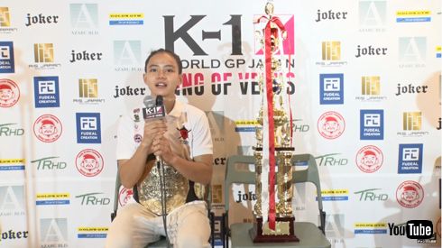 パヤーフォン選手優勝インタビュー