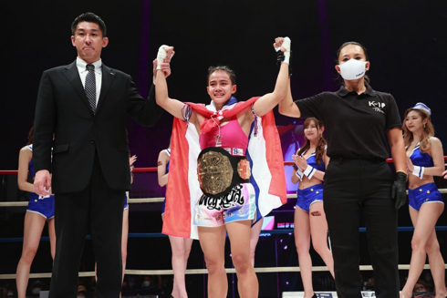 「K-1 WORLD GP 2022 JAPAN〜RING OF VENUS」で優勝したパヤーフォン・アユタヤファイトジム