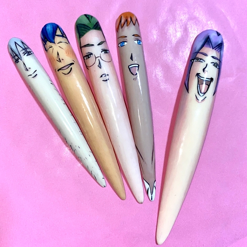 学園ハンサム 痛ネイル ネイルチップ