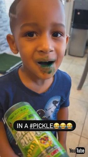 「Siblings Lie About Eating Pickles With Pickles All Over Their Hands and Mouth-1328612」