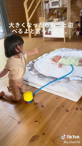 「大きくなったらもっと遊べるよと言った結果。」