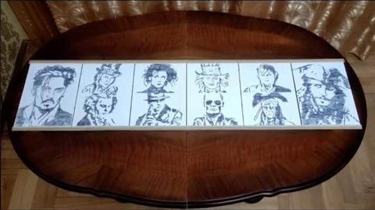 5人のマーベル・ヒーローたちを同時に描けてしまう、超人的な男性がTikTokで話題