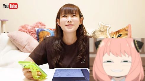 『SPY×FAMILY』アーニャの絵を描いた中川翔子