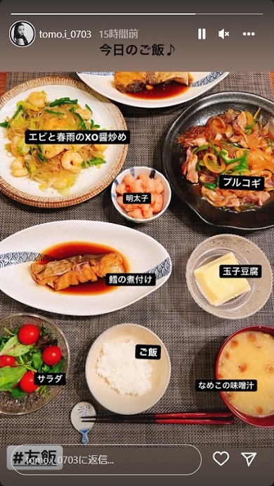 アニサキス除去後の板野友美の手料理