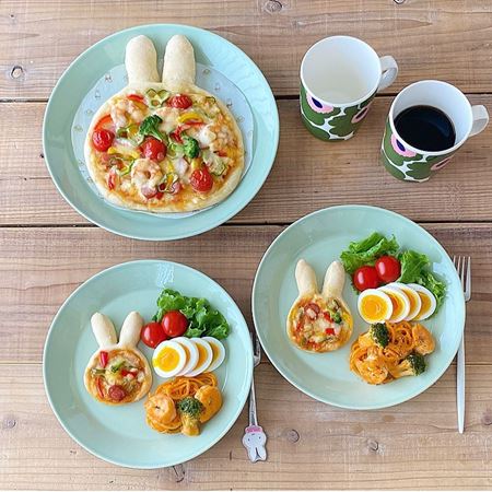 ミッフィーモチーフのメニューがすてき