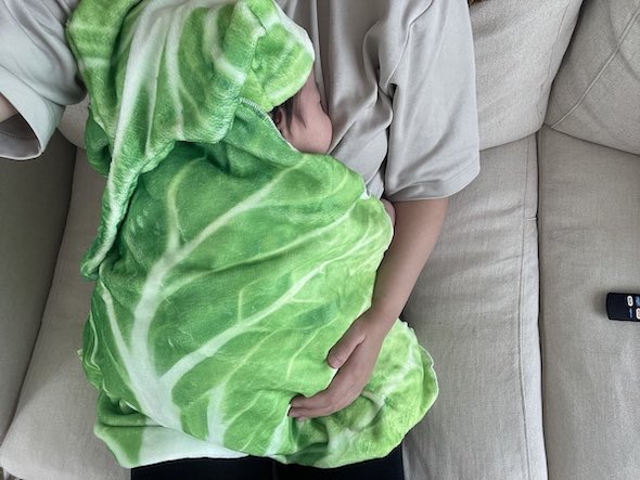 キャベツ おくるみ ブランケット 赤ちゃん baby 毛布