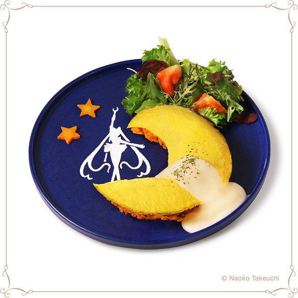 セーラームーンミュージアムカフェのオムライス