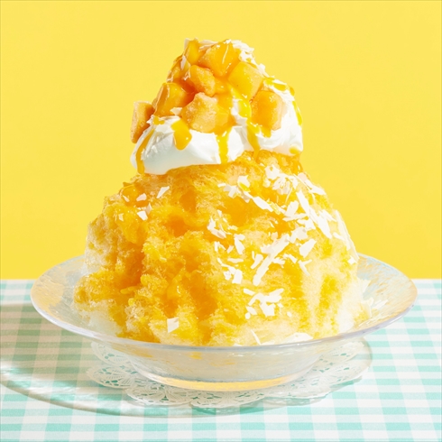 “純氷喫茶ココス”のふわふわ純氷かき氷がおいしそう