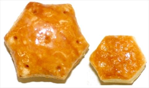 おおきなパイの実 普通のパイの実 サイズ比較