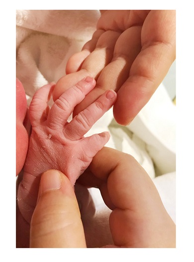 第1子出産時のニッチェ・江上敬子
