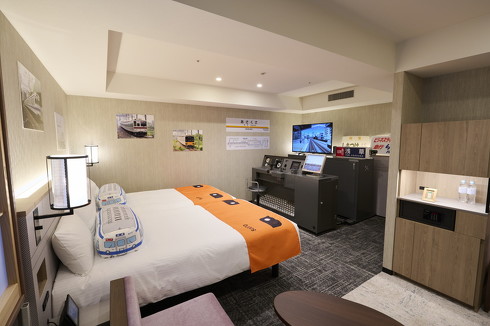 浅草東武ホテルの鉄道運転シミュレータールーム