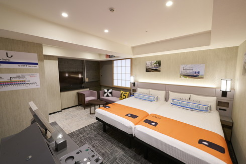 浅草東武ホテルの鉄道運転シミュレータールーム