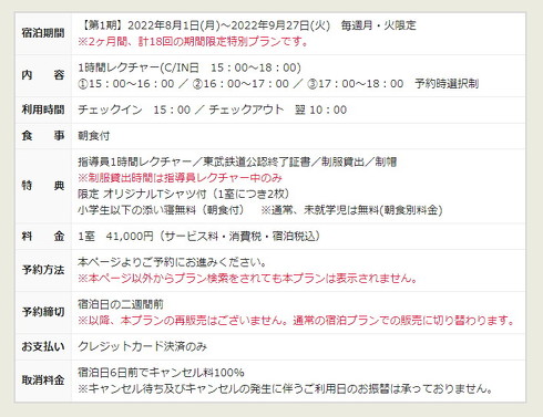 レクチャー付きプランの詳細