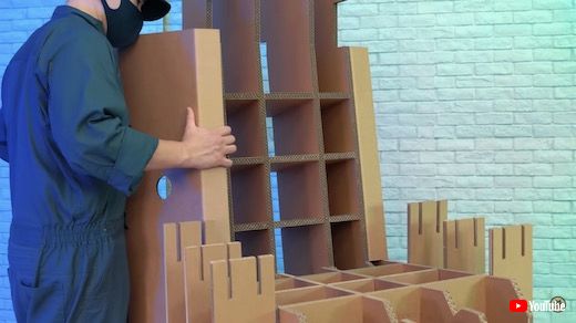 ユニコーンガンダム コクピット シート 再現 ダンボール