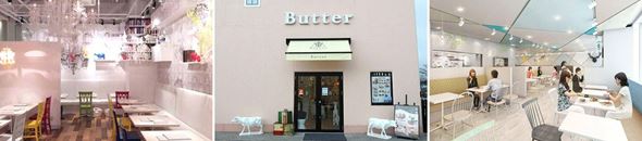 Butterとサンリオキャラクターがコラボしたメニュー