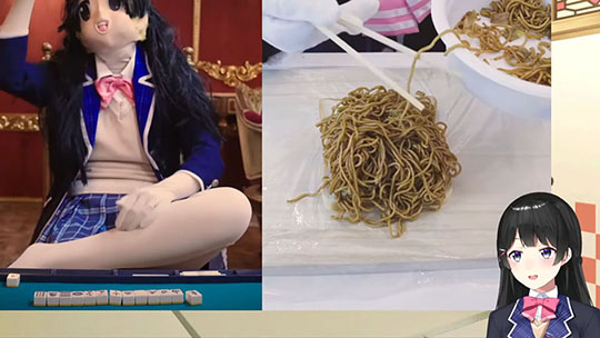 日清焼そばU.F.O.と月ノ美兎が謎コラボ