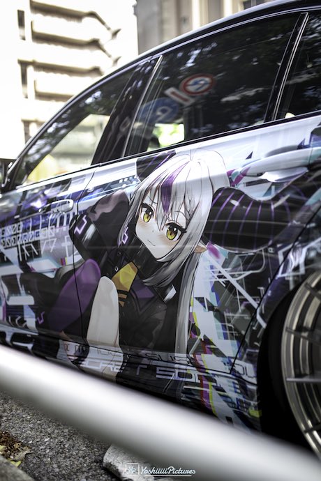 ホロライブ 痛車 holoX ラプラス・ダークネス YMD