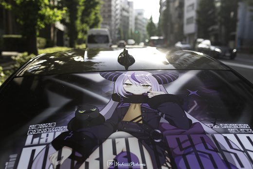 ホロライブ 痛車 holoX ラプラス・ダークネス YMD