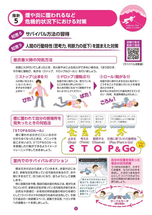 京都市消防局 火災 命を守る 避難 指針 対策 行動 注意喚起