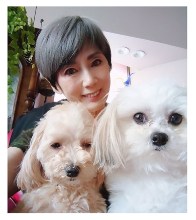 秋野暢子と愛犬