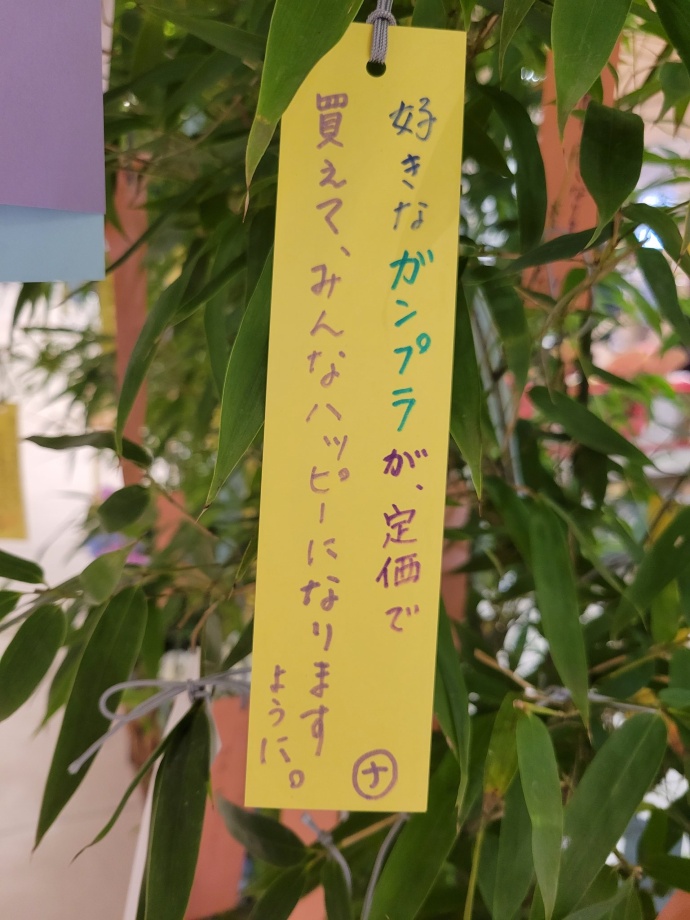 ガンプラ好きの切実すぎる願い「定価で買えますように」　七夕の短冊に「ぜひ叶って頂きたい」と一緒に願う人が続出