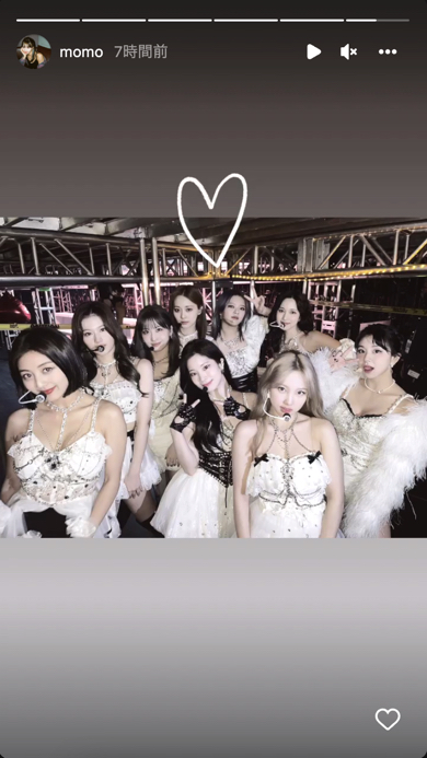 「TWICE」モモ個人Instagramストーリーズ