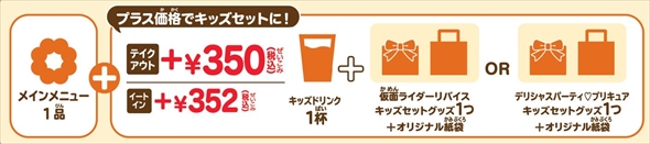 ミスタードーナツが「仮面ライダーリバイス」「デリシャスパーティ・プリキュア」とコラボ