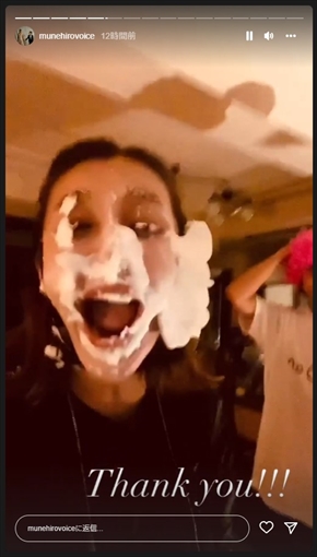 息子のサプライズに喜ぶ鈴木紗理奈