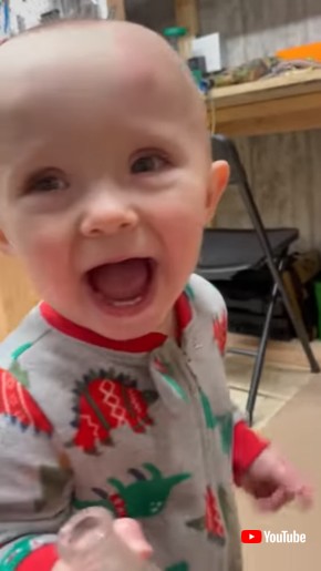 Baby is Amused by Duck Call || ViralHog