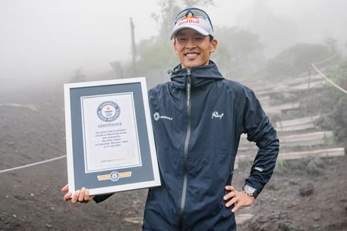 ギネス世界記録を樹立した上田瑠偉選手