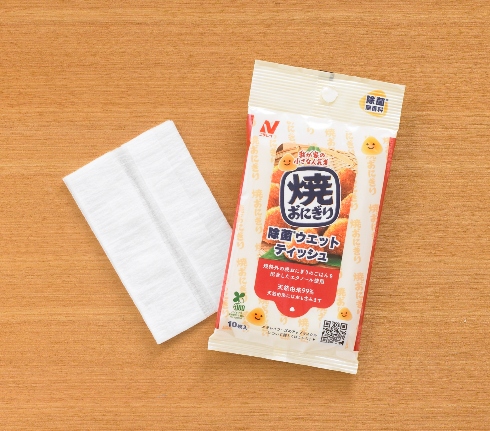 「焼おにぎり」除菌ウエットティッシュ