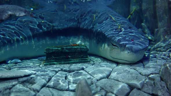 祈りの遺跡と守護者 ジオラマ レジン アート 発泡スチロール 海洋恐怖症