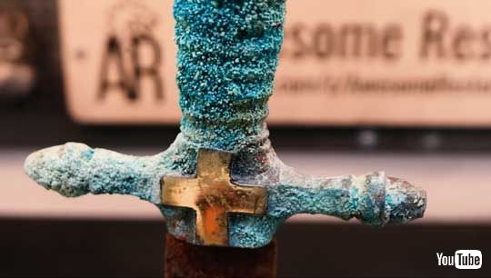 イタリア製 短剣 修復 第一次世界大戦 ピカピカ 磨く ダガー