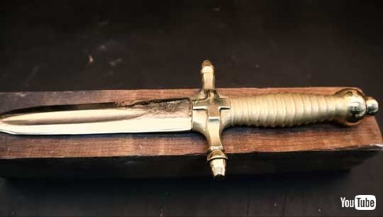 イタリア製 短剣 修復 第一次世界大戦 ピカピカ 磨く ダガー