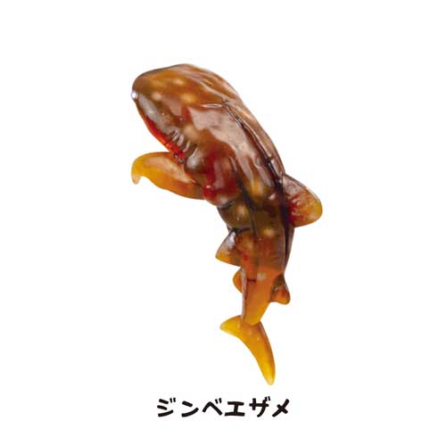 サメの抜け殻 マスコットフィギュア カプセルトイ クオリア サメ 羽化